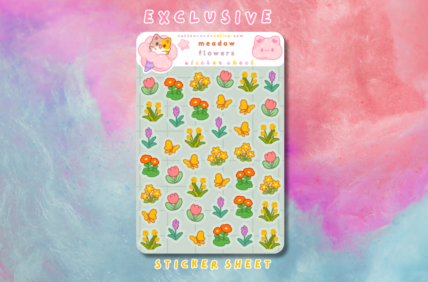 Meadow Flowers Deco Sheet PATREON EXCLUSIVE - May 2026
