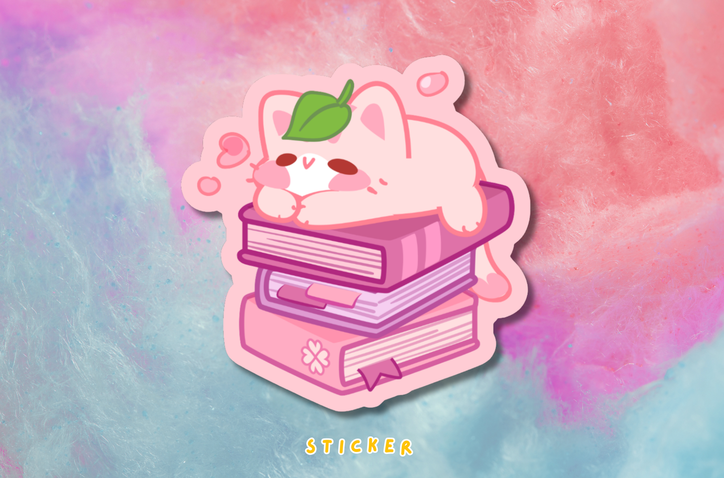Sakura Books Cat Sticker PATREON EXCLUSIVE - May 2026