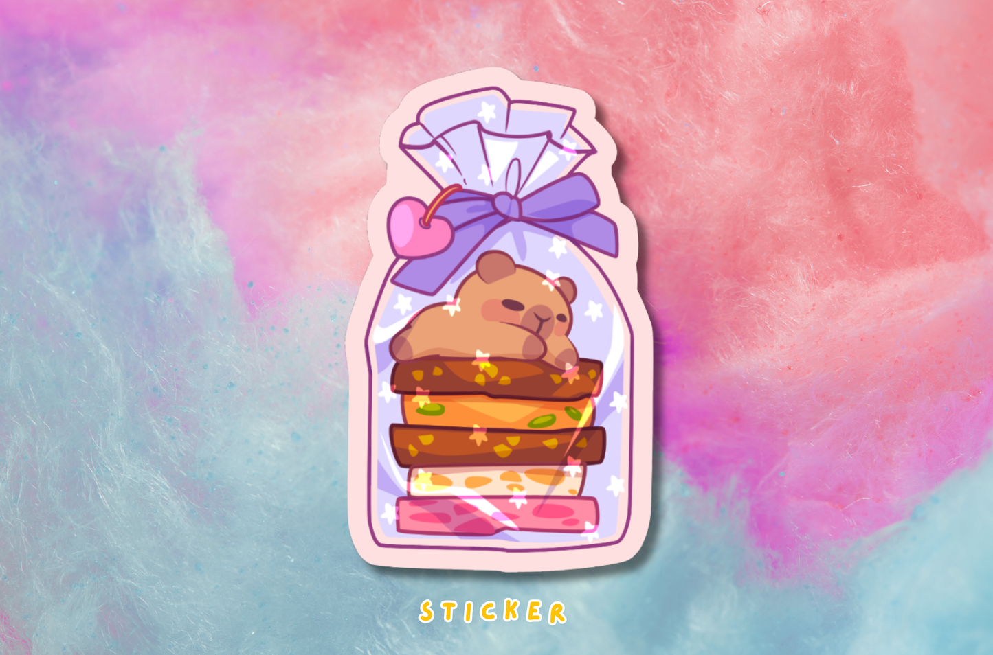 Capybara Snack Sticker PATREON EXCLUSIVE - March 2026