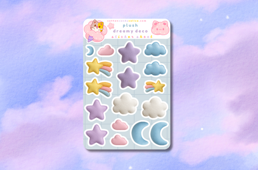 Plush Dreamy Deco Sticker Sheet