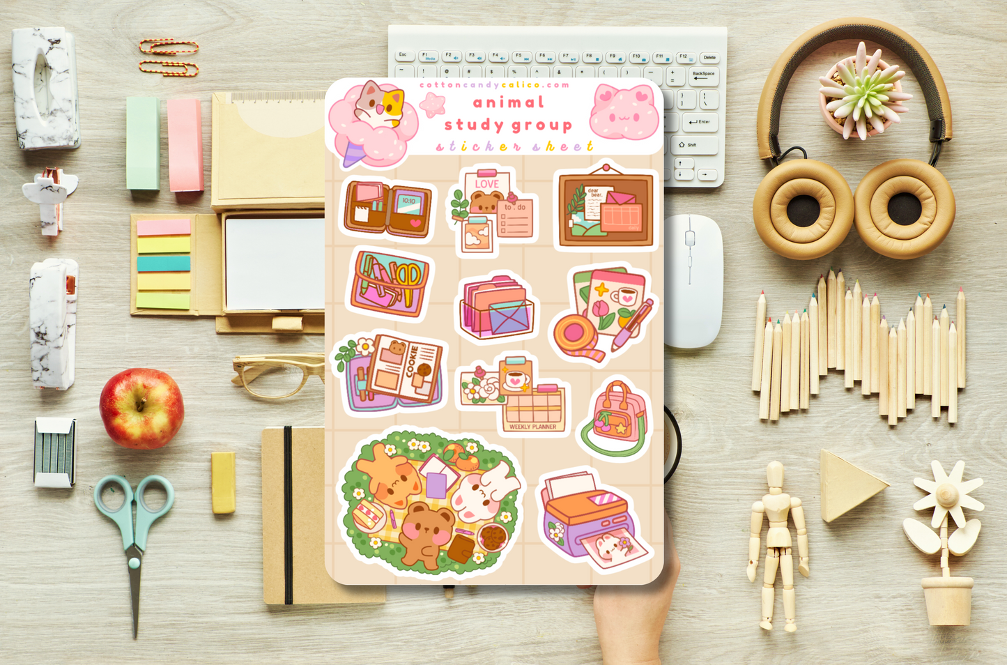 Animal Study Group Sticker Sheet