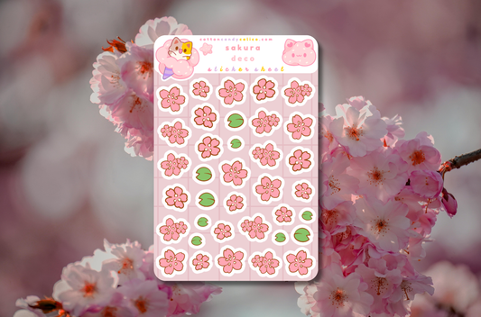 Sakura Deco Sticker Sheet