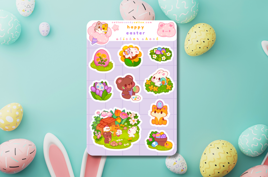 Happy Easter Sticker Sheet