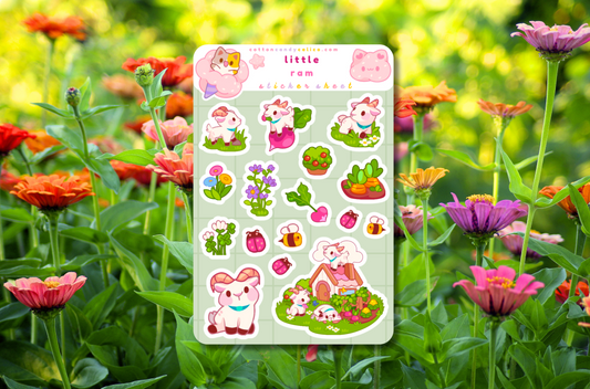 Little Ram Sticker Sheet