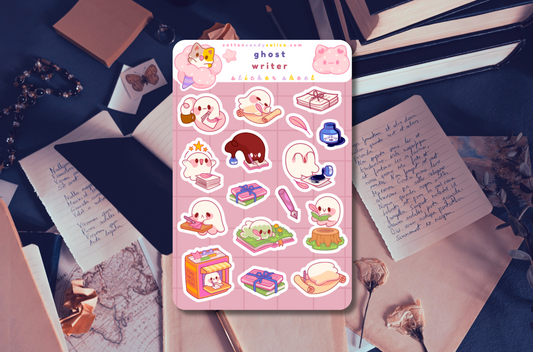 Ghost Writer Sticker Sheet