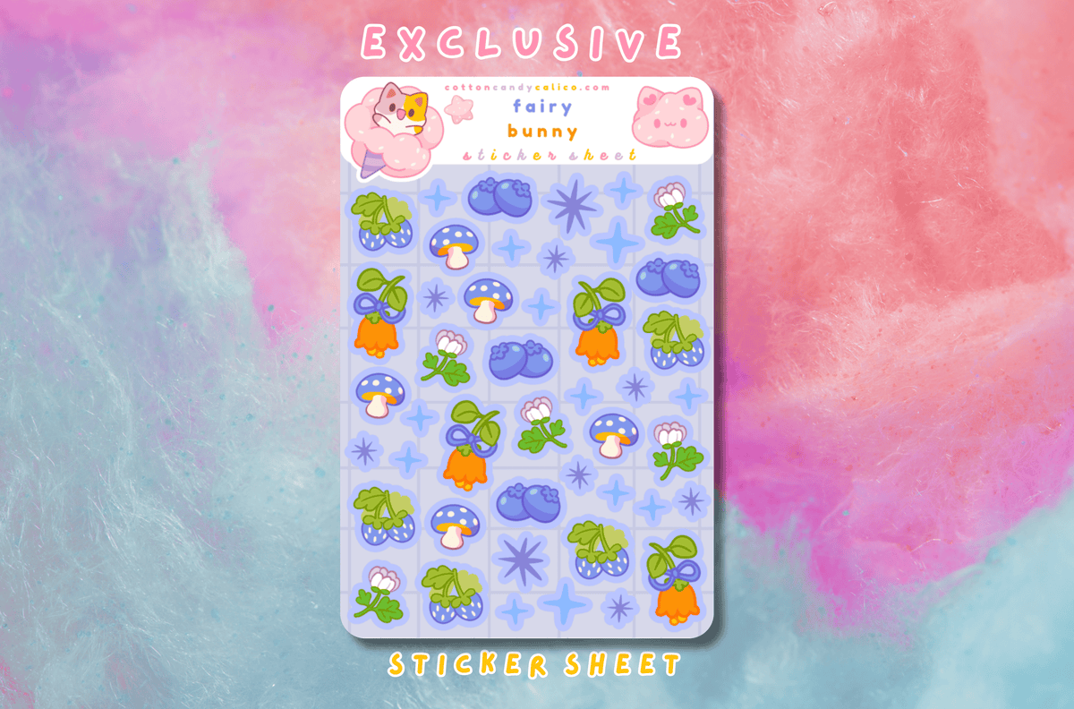 Fairy Bunny Deco Sheet PATREON EXCLUSIVE - August 2026