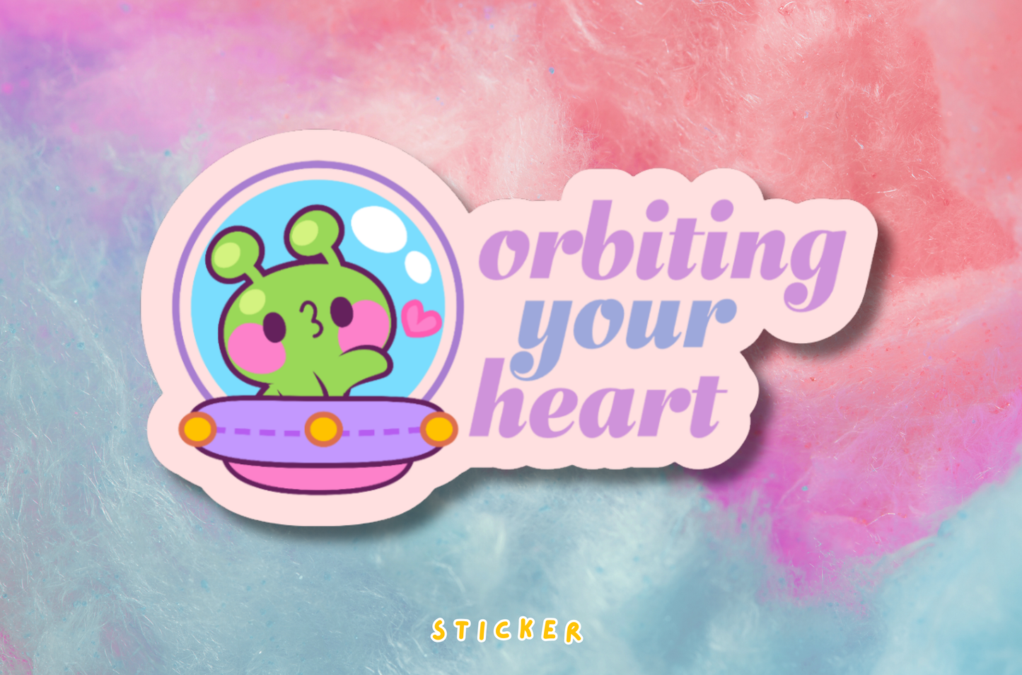 Orbiting Your Heart Sticker PATREON EXCLUSIVE - July 2026