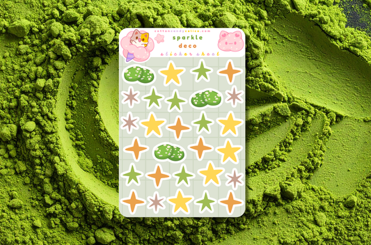 Sparkle Deco Sticker Sheet